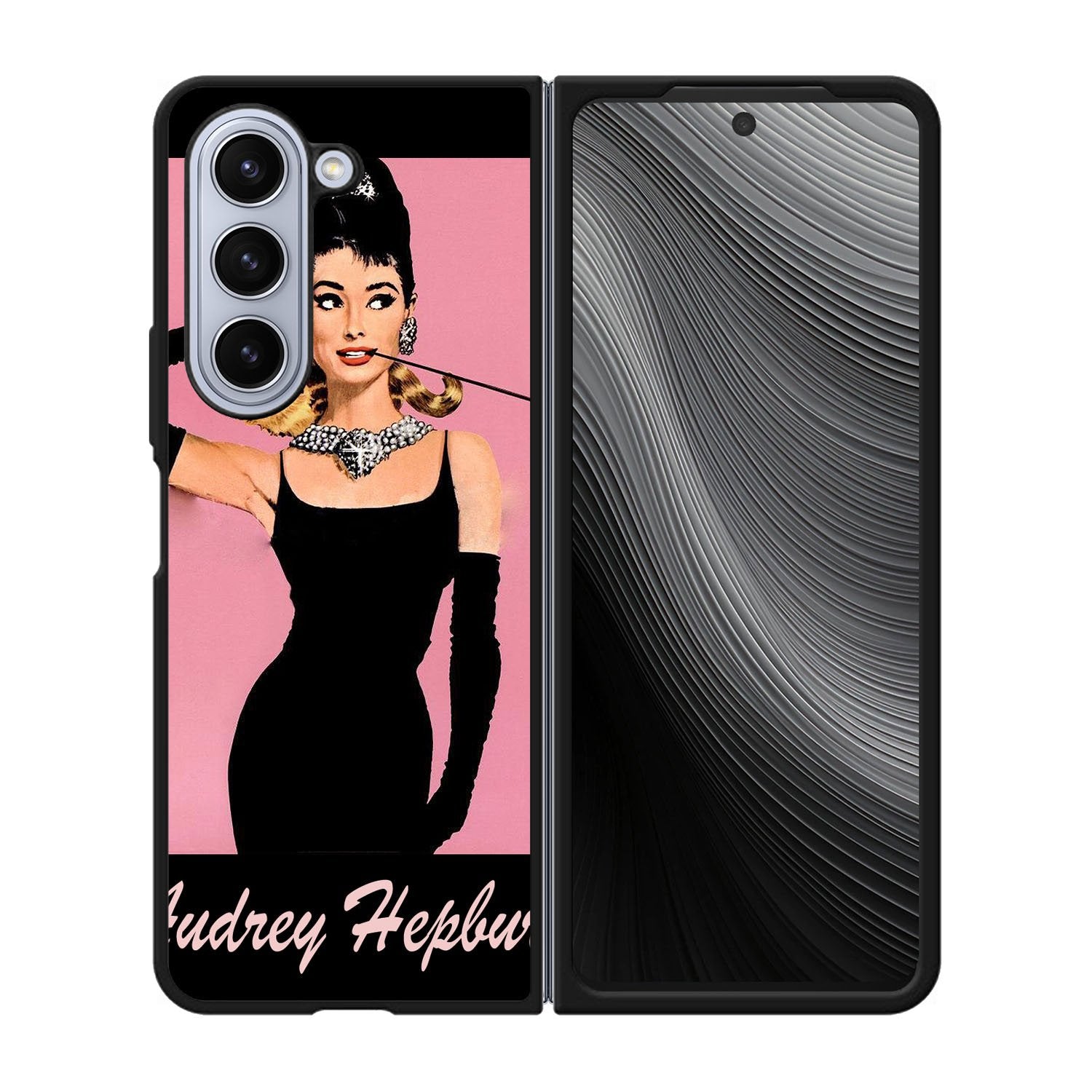 Audrey Hepburn Breakfast at Tiffanys Case Samsung Galaxy z Fold 5 5G BC3067