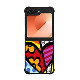 Romero Britto Pop Art Love Case Samsung Galaxy Z Flip 6 5G BC2989