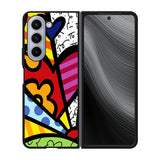 Romero Britto Pop Art Love Case Samsung Galaxy z Fold 5 5G BC2989