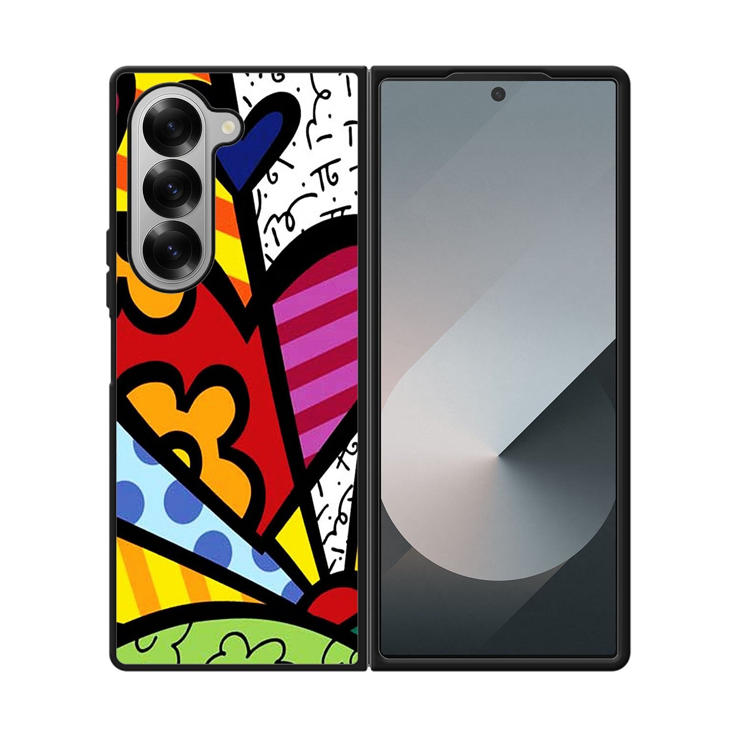 Romero Britto Pop Art Love Case Samsung Galaxy Z Fold 6 5G BC2989