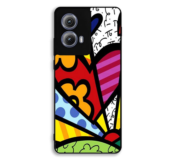 Romero Britto Pop Art Love Motorola Moto Edge 2024 Case BC2989