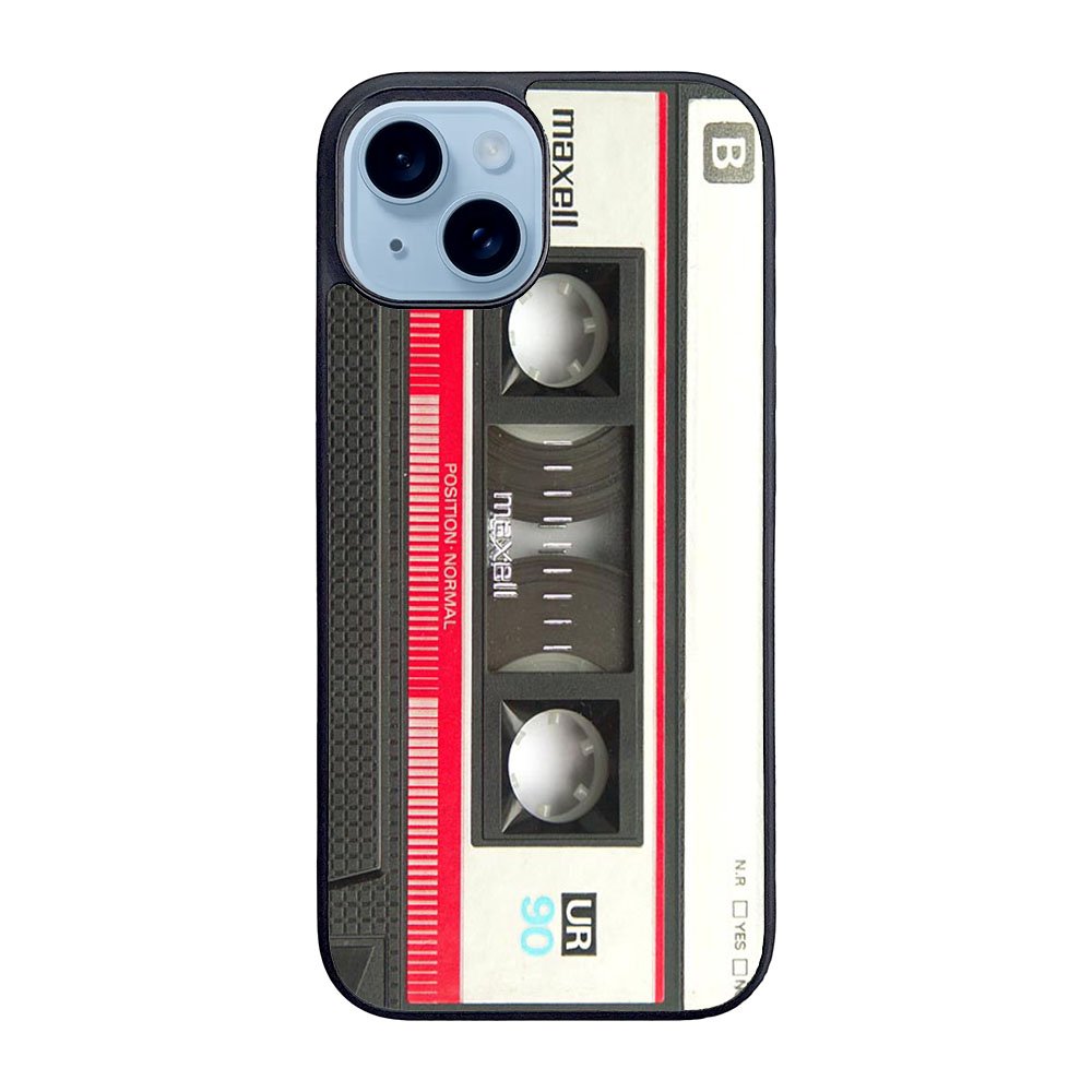 RETRO CASSETTE TAPE MAXELL MIX Case iPhone 15 BC2986