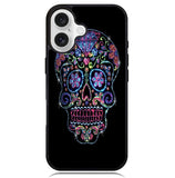 SUGAR SKULL CROW HONEY BIRD FLOWER Case iPhone 16 BC2995