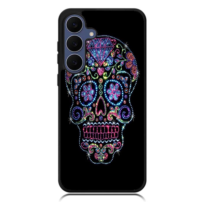 SUGAR SKULL CROW HONEY BIRD FLOWER Samsung Galaxy S25 FE Case BC2995