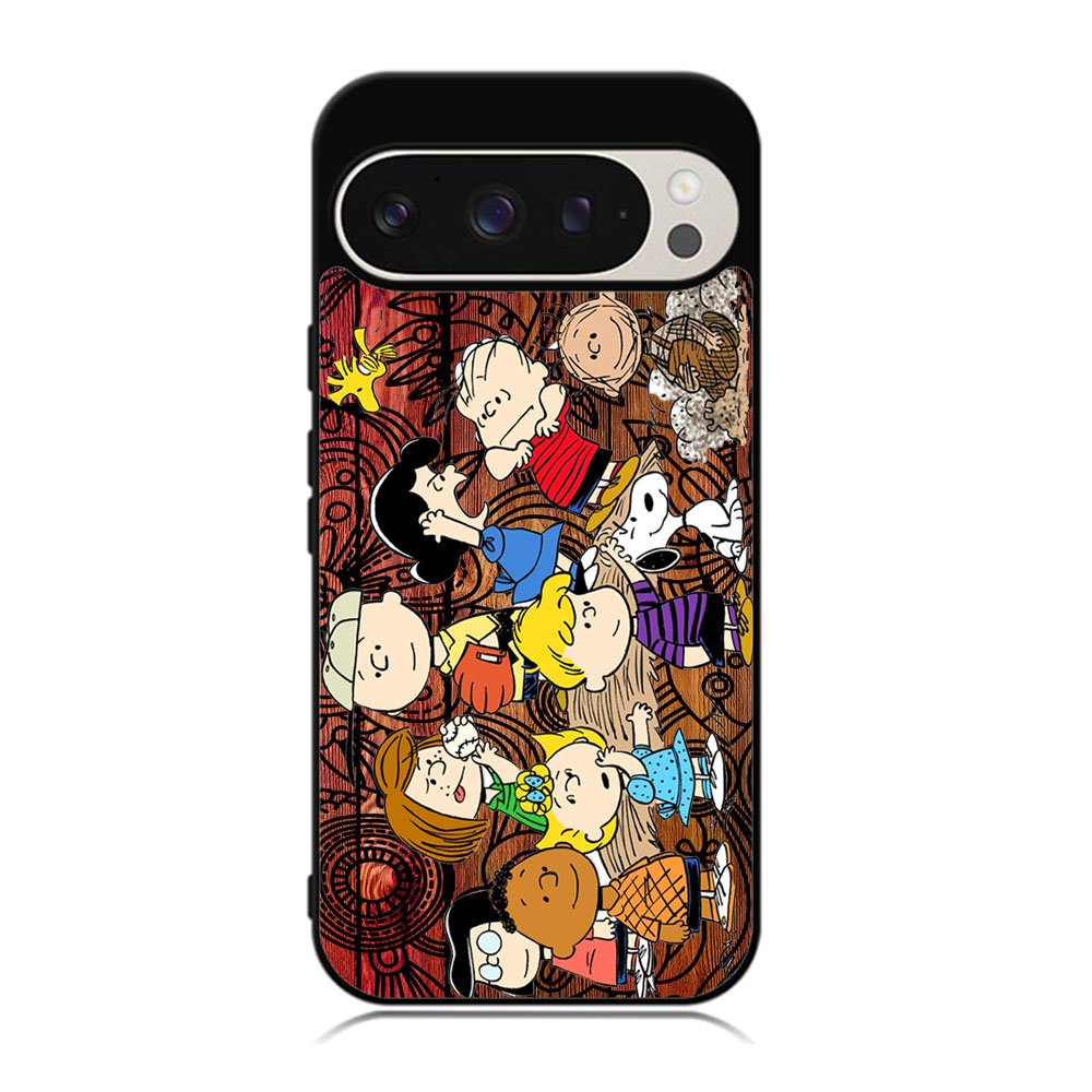 Peanuts In Background Wood Art Case Google Pixel 9 Pro XL BC2977