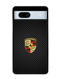 Porsche Logo Carbon Google Pixel 7A Case