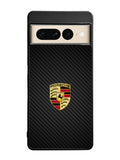 Porsche Logo Carbon Google Pixel 7 Pro Case