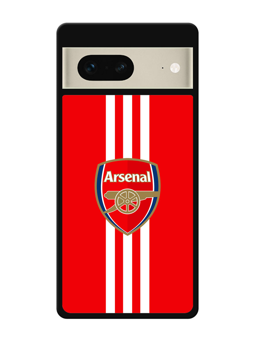 Arsenal Three Stripes Google Pixel 7 Case