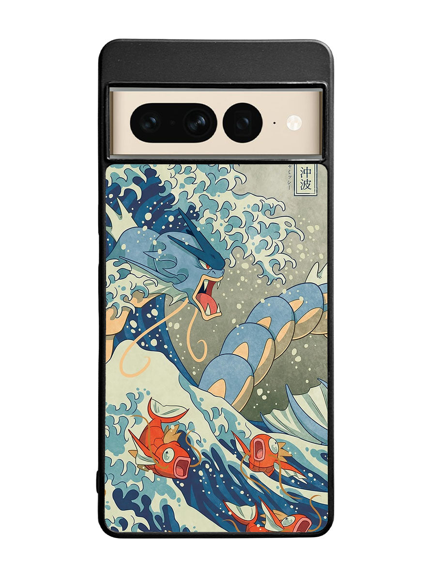Pokemon Gyarados Kanagawa Google Pixel 7 Pro Case