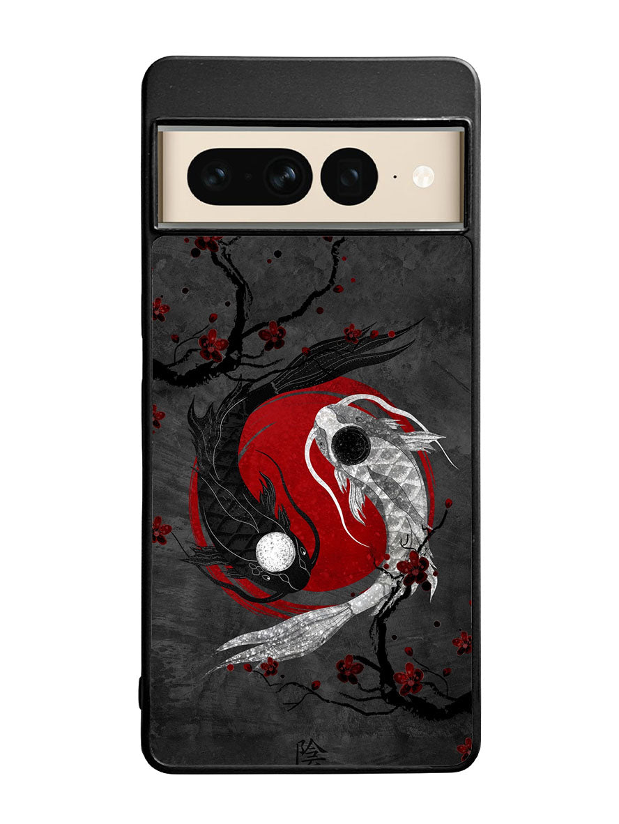 Koi Yin Yang Japan Google Pixel 7 Pro Case