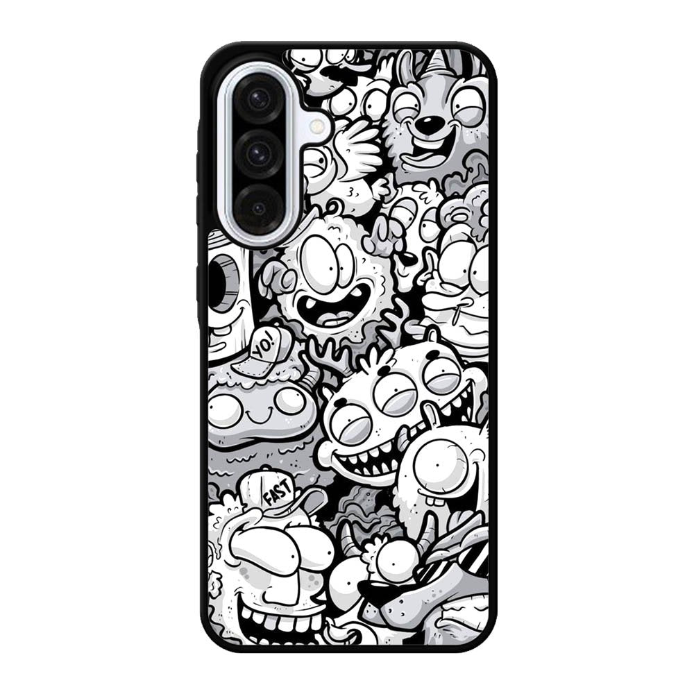 Doodle Art Cartoon Samsung Galaxy A56 Case FE4746