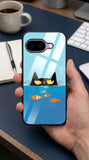 Cat And Fish Protective Case Compatible with iPhone, Samsung & Google Pixel YW0087