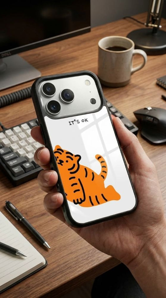 Lazy Cat Protective Case Compatible with iPhone, Samsung & Google Pixel YW0088