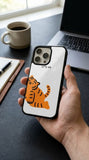 Lazy Cat Protective Case Compatible with iPhone, Samsung & Google Pixel YW0088