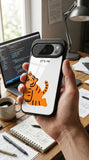 Lazy Cat Protective Case Compatible with iPhone, Samsung & Google Pixel YW0088