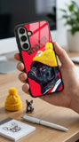Cute Pug Dog Funny Protective Case Compatible with iPhone, Samsung & Google Pixel YW0096