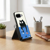 Cat And Fish Protective Case Compatible with iPhone, Samsung & Google Pixel YW0102