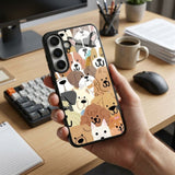 Dog Cute Protective Case Compatible with iPhone, Samsung & Google Pixel YW0103
