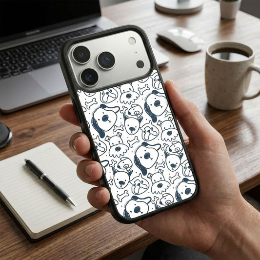Dog Cute Protective Case Compatible with iPhone, Samsung & Google Pixel YW0104