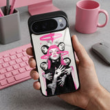 Girl Pink Star Protective Case Compatible with iPhone, Samsung & Google Pixel YW0109