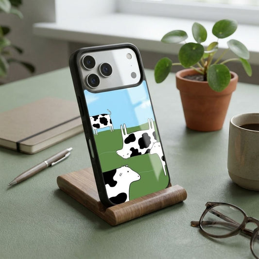 Funny Cow Protective Case Compatible with iPhone, Samsung & Google Pixel YW0114