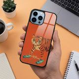 Tiger Funny Protective Case Compatible with iPhone, Samsung & Google Pixel YW0120