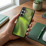 Ripple Glass Green Protective Case Compatible with iPhone, Samsung & Google Pixel YW0129