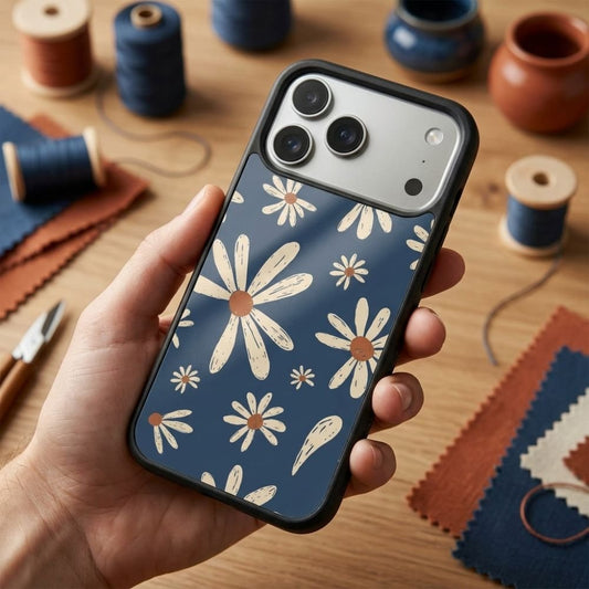 Dasiy Flower Protective Case Compatible with iPhone, Samsung & Google Pixel YW0131