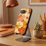Flower Orange Art Protective Case Compatible with iPhone, Samsung & Google Pixel YW0134