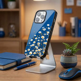 Flower Daisy In Blue Protective Case Compatible with iPhone, Samsung & Google Pixel YW0135
