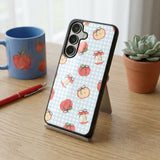Apple Art Pattern Protective Case Compatible with iPhone, Samsung & Google Pixel YW0139