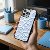 Blue Ripple Protective Case Compatible with iPhone, Samsung & Google Pixel YW0145