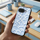 Blue Ripple Protective Case Compatible with iPhone, Samsung & Google Pixel YW0145