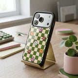 Retro Vibes Green Protective Case Compatible with iPhone, Samsung & Google Pixel YW0147