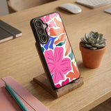 Floral Pattern Protective Case Compatible with iPhone, Samsung & Google Pixel YW0148