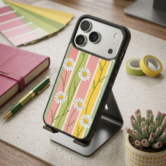 Flower Aesthetic Protective Case Compatible with iPhone, Samsung & Google Pixel YW0152