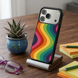 Rainbow Art Protective Case Compatible with iPhone, Samsung & Google Pixel YW0157