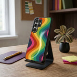 Rainbow Art Protective Case Compatible with iPhone, Samsung & Google Pixel YW0157