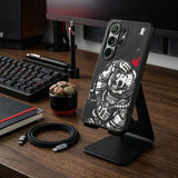 Space Skull Protective Case Compatible with iPhone, Samsung & Google Pixel YW0160