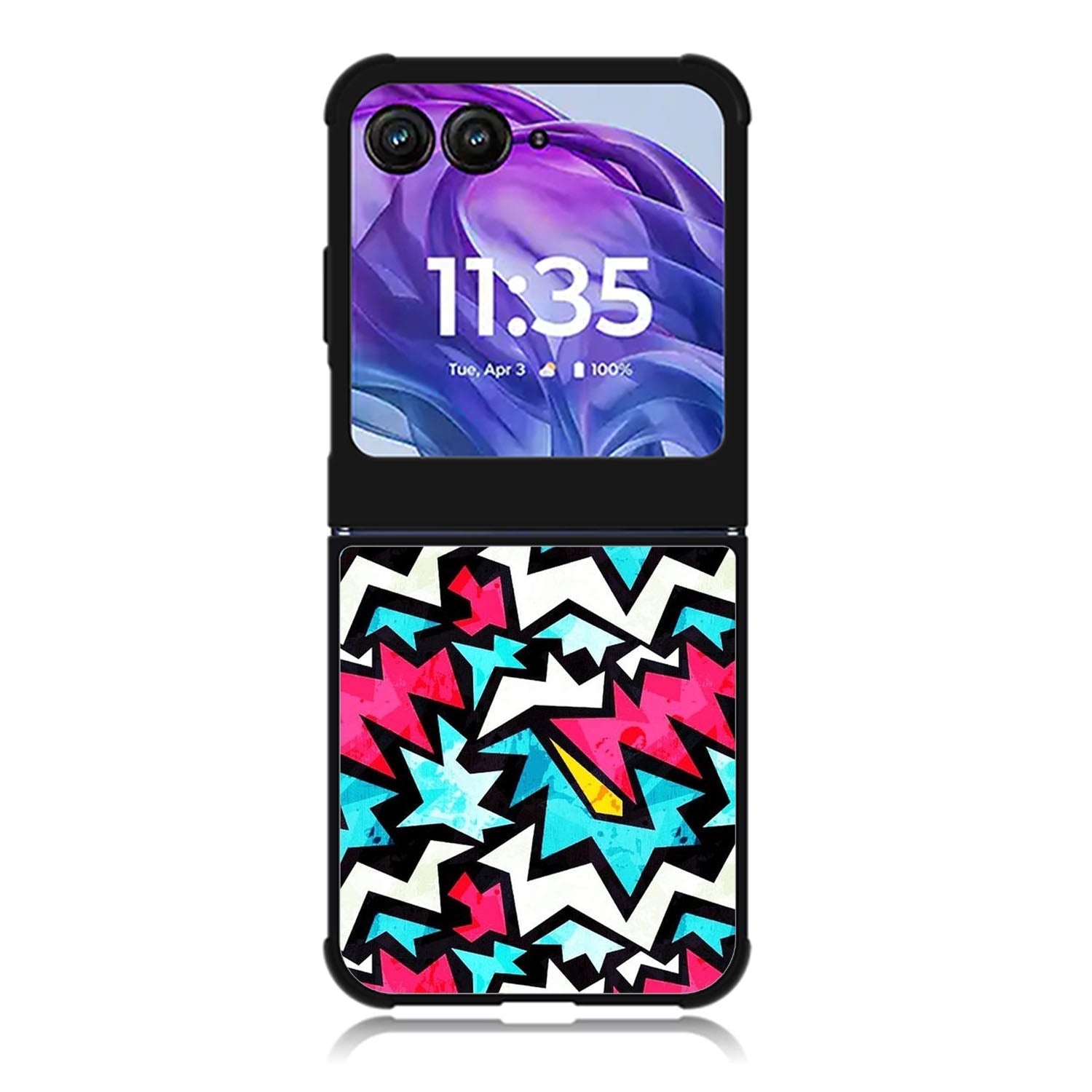 Graffiti Background Motorola Moto Razr 2024 , Moto Razr 50 Case FE1551