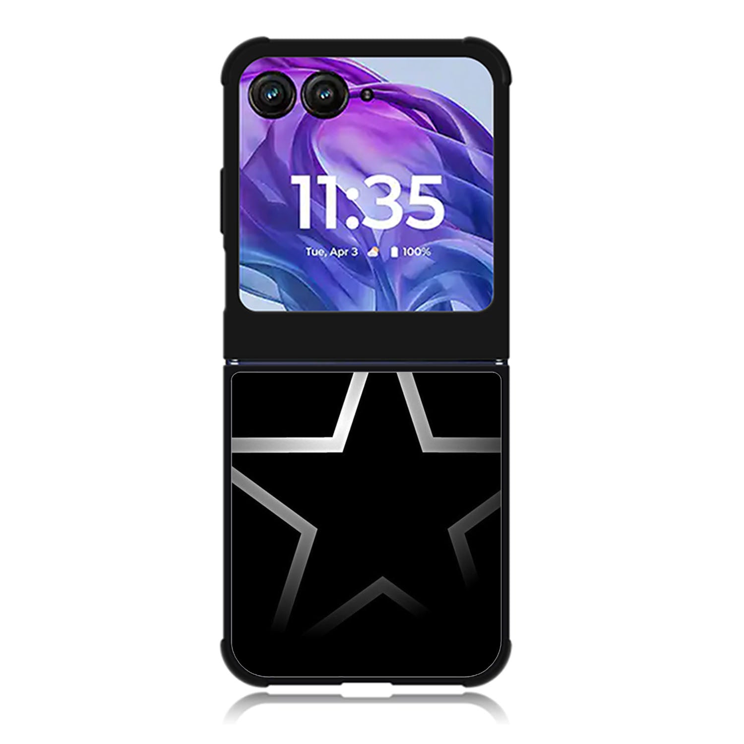 Dallas Cowboy Black Motorola Moto Razr 2024 , Moto Razr 50 Case FE0122