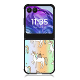 Pusheen and Unicorn Motorola Moto Razr Plus 2025/2024 Case, Moto Razr 50 Ultra 5G BC0119
