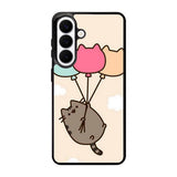 Pusheen the cat Happy Vibes Samsung Galaxy S26 Case BC0118