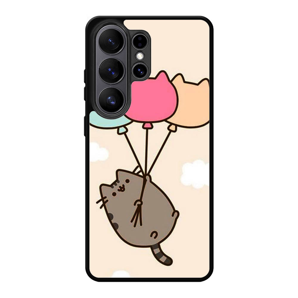 Pusheen the cat Happy Vibes Samsung Galaxy S26 Ultra Case BC0118