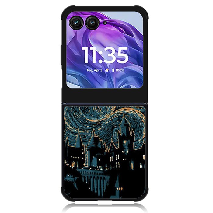 Harry Potter Van Hogh Motorola Moto Razr 2024 , Moto Razr 50 Case