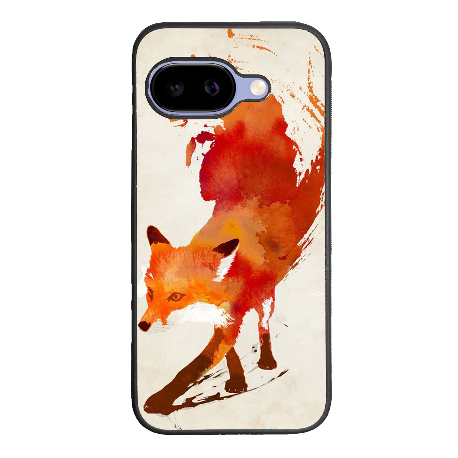 Watercolor art orange red fox animal Case Google Pixel 9A BC1052
