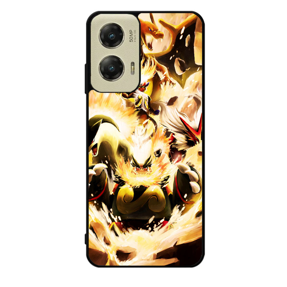 Pokemon Charizard Infernape Case Motorola Moto G Stylus 2024 5G BC1061