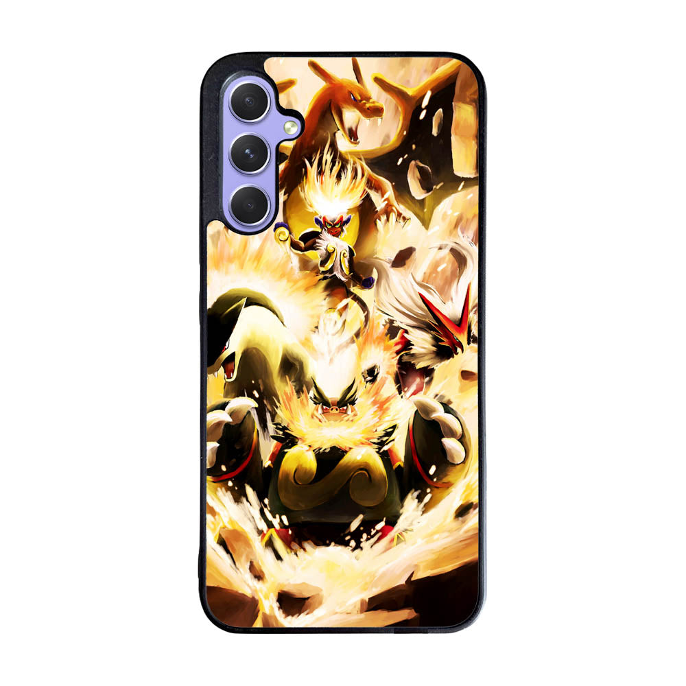 Pokemon Charizard Infernape Case Samsung Galaxy A35 5G BC1061
