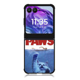 PAWS OVIE PARODY FUNNY CAT ATTACK Motorola Moto Razr Plus 2025/2024 Case, Moto Razr 50 Ultra 5G BC1075