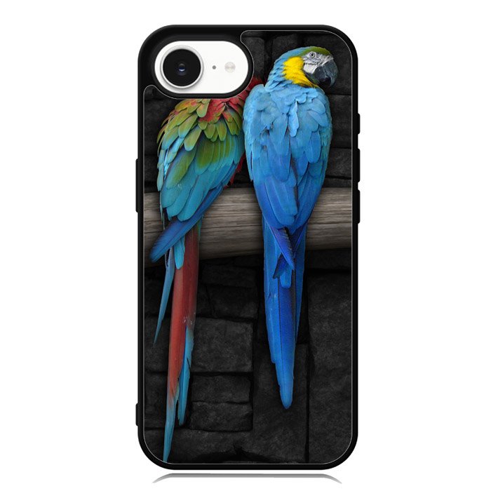 Cute Couple of Birds Parrot Pair Couple Animal Bird iPhone 16e Case